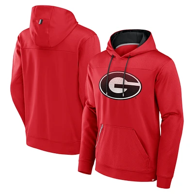 Sweat à capuche enfiler rouge Georgia Bulldogs Defender Dot Faded Primary Fanatics pour homme