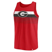 Men's Fanatics Red Georgia Bulldogs Wild Game Tank Top