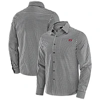 Chemise boutonnée à manches longues pour homme Georgia Bulldogs Dual Threat de J. Palmer Black