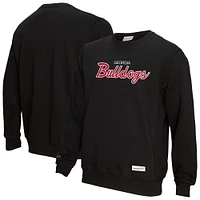 Men's Mitchell & Ness  Black Georgia Bulldogs Elite Script Pullover Sweatshirt