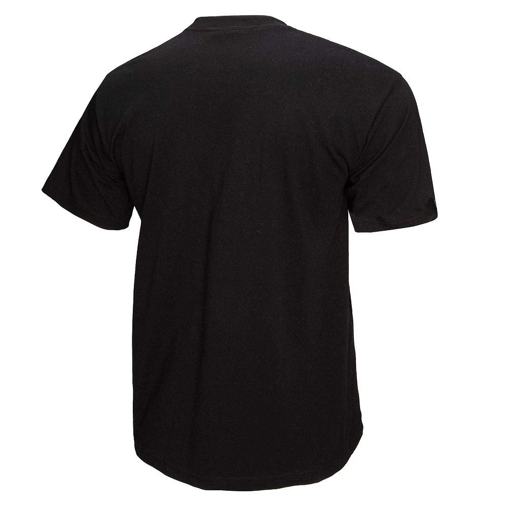Men's Mitchell & Ness  Black Georgia Bulldogs Retro Brush Mineral Wash T-Shirt