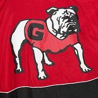 Men's Mitchell & Ness White Georgia Bulldogs Big Shot Premium Full-Zip Windbreaker