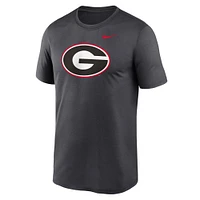 T-shirt Nike pour homme, anthracite, Georgia Bulldogs, Primetime Legend Logo