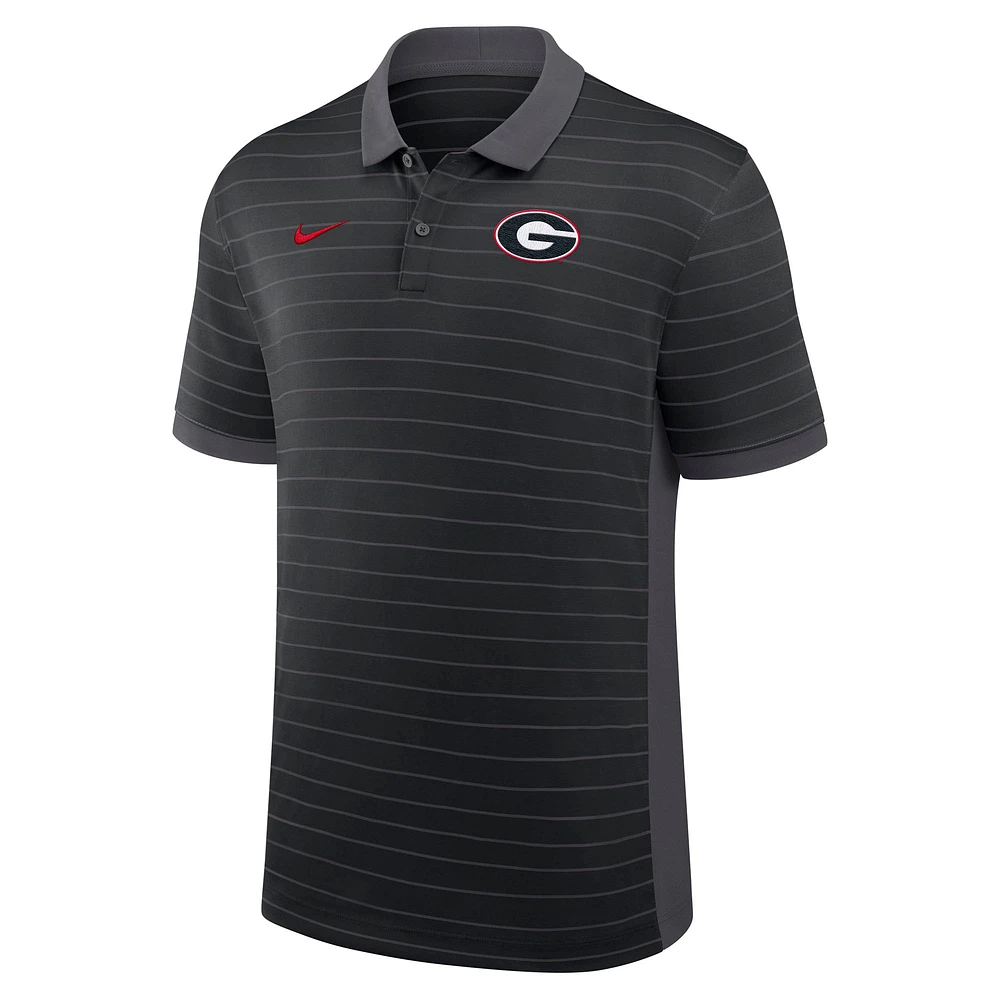 Men's Nike Georgia Bulldogs 2025 Early Season Coaches Sideline Victory Stripe Performance Polo