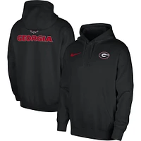Sweat à capuche Nike pour homme, noir, Georgia Bulldogs Club