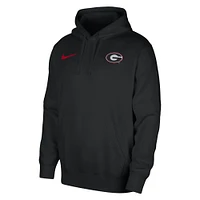 Sweat à capuche Nike pour homme, noir, Georgia Bulldogs Club