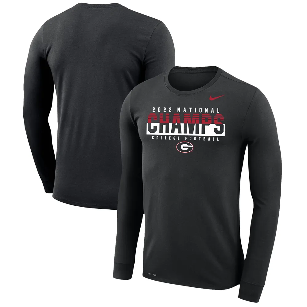 Uplifted pizza os selv Lids Georgia Bulldogs Nike College Football Playoff 2022 National Champions  Legend Performance Big & Tall Long Sleeve T-Shirt - Black | Brazos Mall