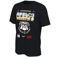 T-shirt Nike Georgia Bulldogs College Football Playoff 2022 National Champions Local pour homme - Noir