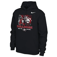 Sweat à capuche Nike noir Georgia Bulldogs FL/GA Rivalry pour homme