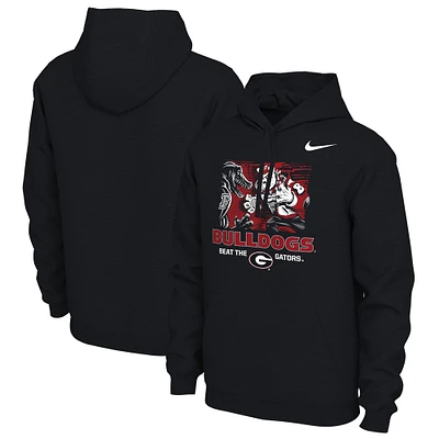 Sweat à capuche Nike noir Georgia Bulldogs FL/GA Rivalry pour homme