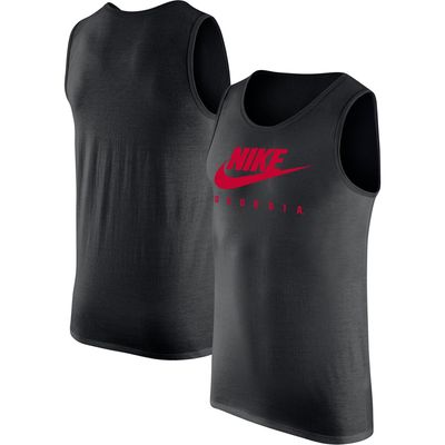 Men's Nike Georgia Bulldogs Futura Performance Scoop Neck Tank Top