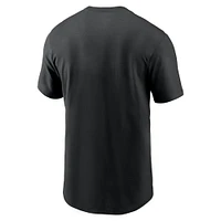 T-shirt Nike noir Georgia Bulldogs Legacy Football Icon pour homme