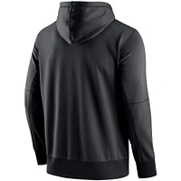 Men's Nike Black Georgia Bulldogs Logo Performance Full-Zip Hoodie