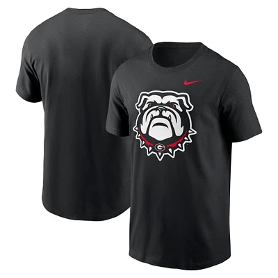 T-shirt Nike noir avec logo alternatif des Georgia Bulldogs pour hommes