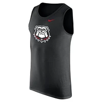 Men's Nike Black Georgia Bulldogs Tank Top