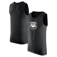 Débardeur Nike noir Georgia Bulldogs pour homme