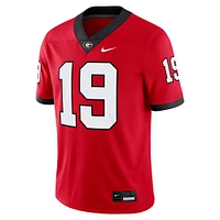 Men's Nike Brock Bowers Red Georgia Bulldogs Player Game Jersey