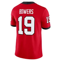 Men's Nike Brock Bowers Red Georgia Bulldogs Player Game Jersey