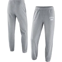 Pantalon en molleton Saturday Bulldogs de Géorgie Nike pour homme, gris chiné