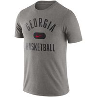 Men's Nike Heathered Gray Georgia Bulldogs Team Arch T-Shirt