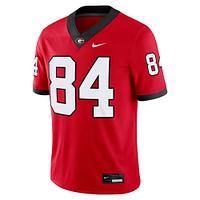 Men's Nike Ladd McConkey Red Georgia Bulldogs Player Game Jersey