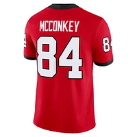 Men's Nike Ladd McConkey Red Georgia Bulldogs Player Game Jersey