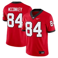 Men's Nike Ladd McConkey Red Georgia Bulldogs Player Game Jersey