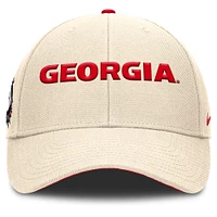 Men's Nike Natural Georgia Bulldogs Primetime Rise Adjustable Hat