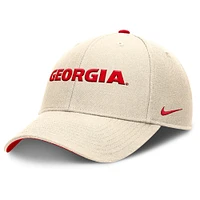 Men's Nike Natural Georgia Bulldogs Primetime Rise Adjustable Hat