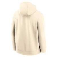 Men's Nike Natural Georgia Bulldogs Vault Logo Pullover Hoodie