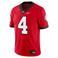 Men's Nike Oscar Delp Red Georgia Bulldogs NIL Football Game Jersey