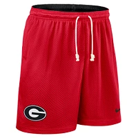 Men's Nike Red/Black Georgia Bulldogs 2025 Sideline Reversible Performance Shorts