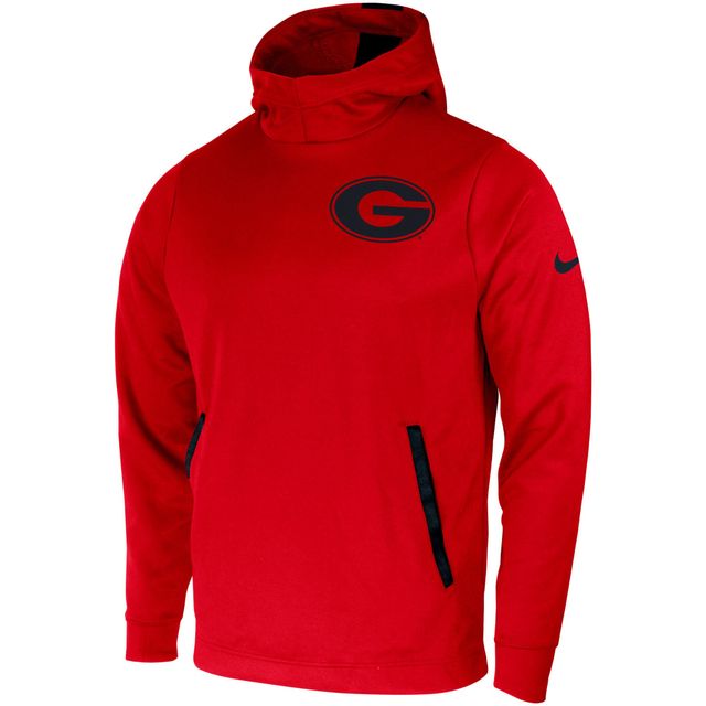 Chandail à capuchon Performance 2-Hit des Bulldogs de Géorgie Nike pour homme, rouge