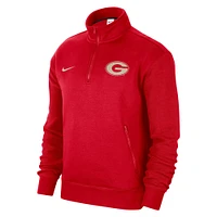 Sweat à capuche pour homme Georgia Bulldogs Campus Athletic Department Nike rouge