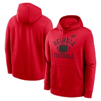 Sweat à capuche en polaire Nike Georgia Bulldogs Legacy Football Icon Club pour homme