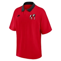 Polo surdimensionné Nike Georgia Bulldogs Legacy Jersey Club pour homme, rouge