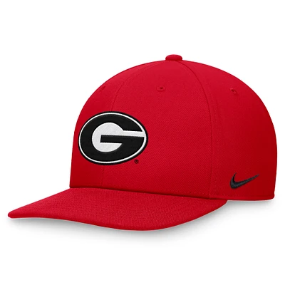 Men's Nike Red Georgia Bulldogs On-Field Pro Bill Snapback Hat