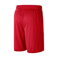 Short en maille Nike Georgia Bulldogs Performance pour homme, rouge