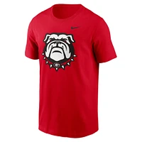 Men's Nike Red Georgia Bulldogs Primetime Alternate Logo T-Shirt