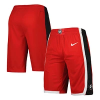 Nike Georgia Bulldogs Replica Team Short de basketball pour homme Rouge