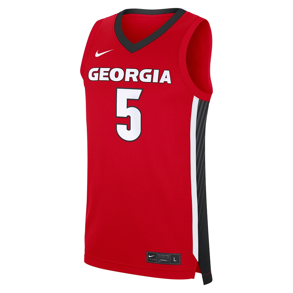 Men's Nike Silas Demary Jr Red Georgia Bulldogs NIL Basketball Replica Player Jersey