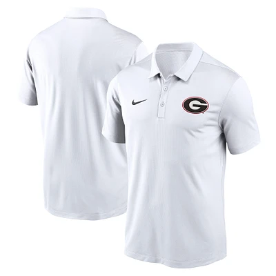 Men's Nike White Georgia Bulldogs Primetime Franchise Performance Polo