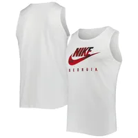 Débardeur performance Nike Georgia Bulldogs Spring Break Futura pour homme - Blanc