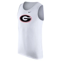 Men's Nike White Georgia Bulldogs Tank Top