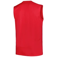 Men's Profile Red Georgia Bulldogs Big & Tall Tank Top