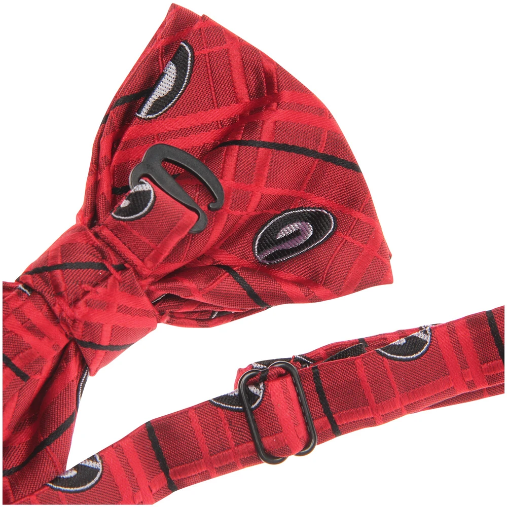 Men's Red Georgia Bulldogs Oxford Bow Tie