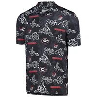 Polo de performance Reyn Spooner pour hommes, Georgia Bulldogs, noir