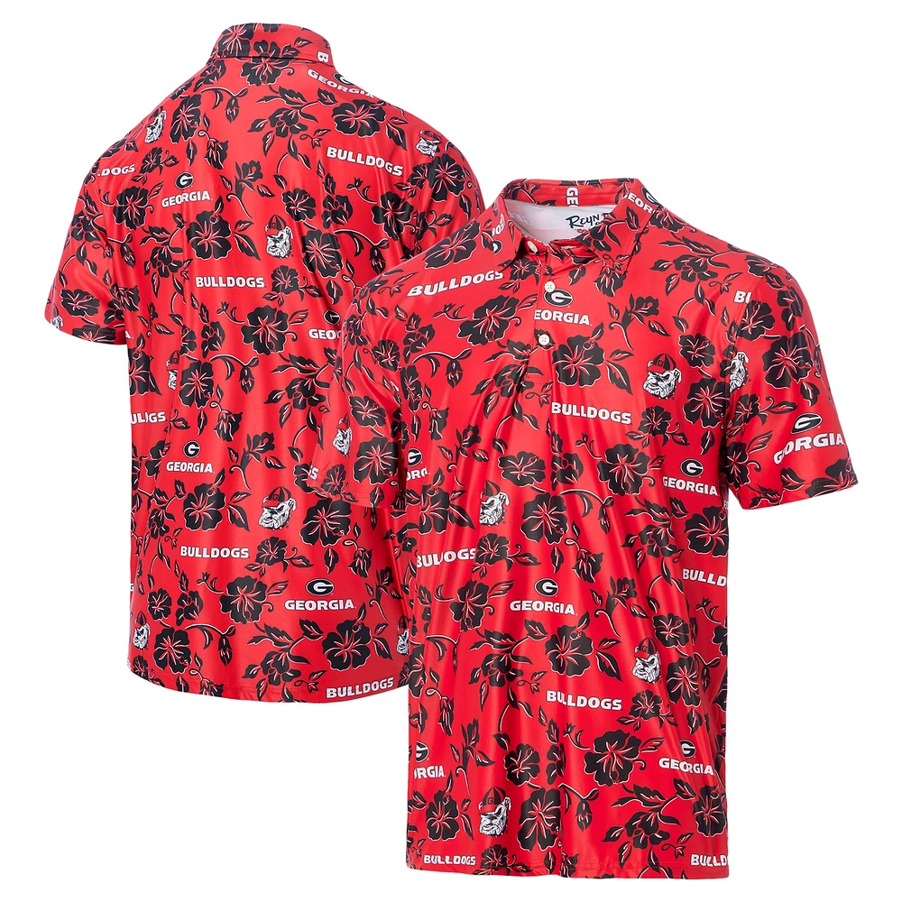 Men's Reyn Spooner Red Georgia Bulldogs Performance Polo