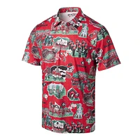 Men's Reyn Spooner Red Georgia Bulldogs Scenic Polo