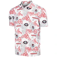 Polo de performance Reyn Spooner blanc Georgia Bulldogs pour hommes